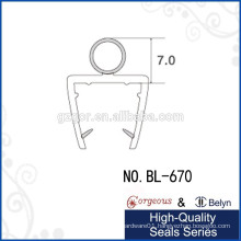 White blue rubber door gasket weatherstrip for bathroom